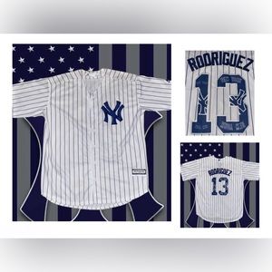 NEW Men’s Majestic NY YANKEES Limited Edition Pinstripe Home Jersey | XL | A Rod